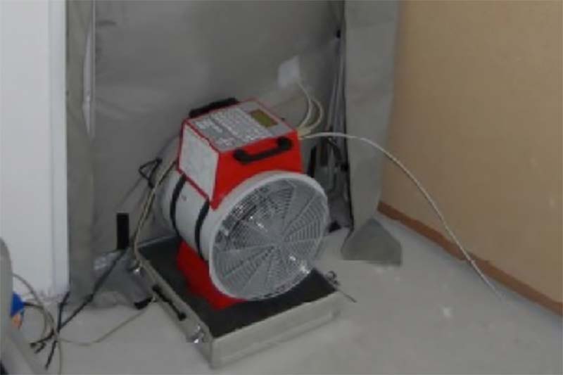 Luftdichtigkeitsmessung